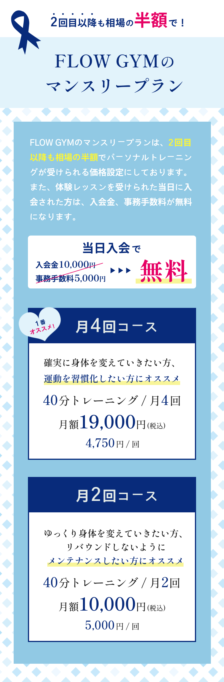 マンスリープラン